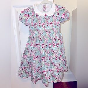 Janie and Jack Floral Smocked Dress - Girls Size 3T